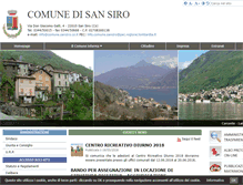 Tablet Screenshot of comune.sansiro.co.it